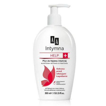 AA - Intymna - PŁYN do higieny intymnej, 300 ml. Help  z Dozownikiem.