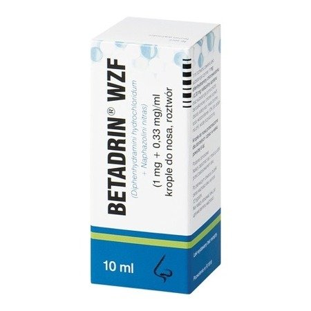 Betadrin - KROPLE do nosa, 10 ml.