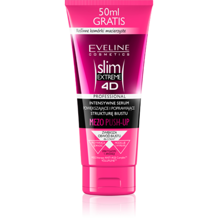 Eveline Slim Extreme 4D - Duo-Serum powiększające biust, 200 ml.