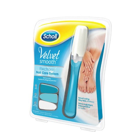 Scholl Velvet Smooth, Elektroniczny system do pielęgnacji paznokci, 1 sztuka.